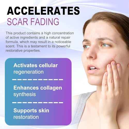 Silicone Scar Gel, Intensive Scar Cream, 2.1oz Keloid Bump Removal for Stretch Marks Removal, Surgical Scars, Cesarean Section, Acne, Injury, Burns, Doctor-tested Scar Improvement (60g)