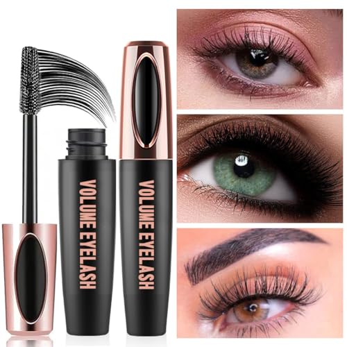 4D Silk Fiber Lash Mascara Waterproof & Smudge-Proof (3 Pack)