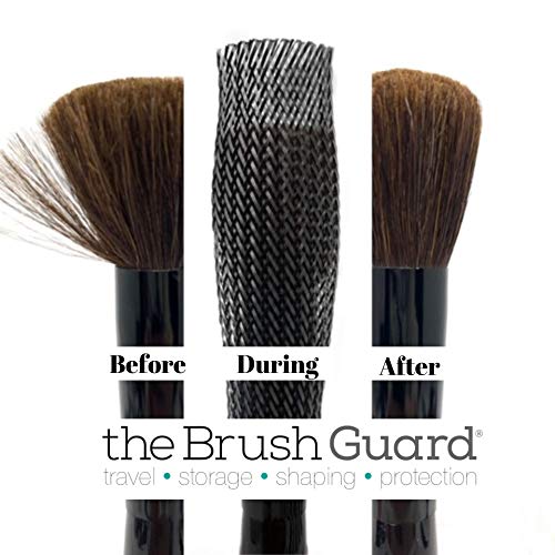Variety Pack Clear ? Protect and Shape Your Makeup Brushes, 6-Pack (Large, Medium, Small, X-Small) ? Eco-Friendly, Made in USA