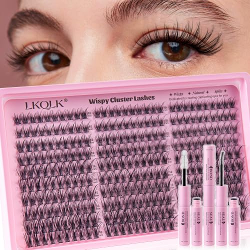 Wispy Lash Clusters Kit - 300pcs C Curl Individual Lashes 10-16mm