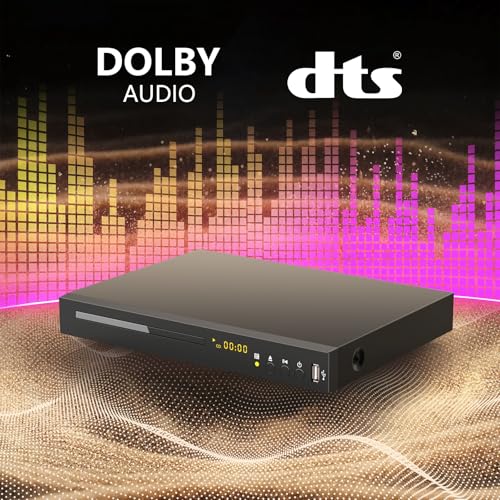 N NUTROMO Blu-ray DVD Player with 1080P Full HD & Dolby Audio