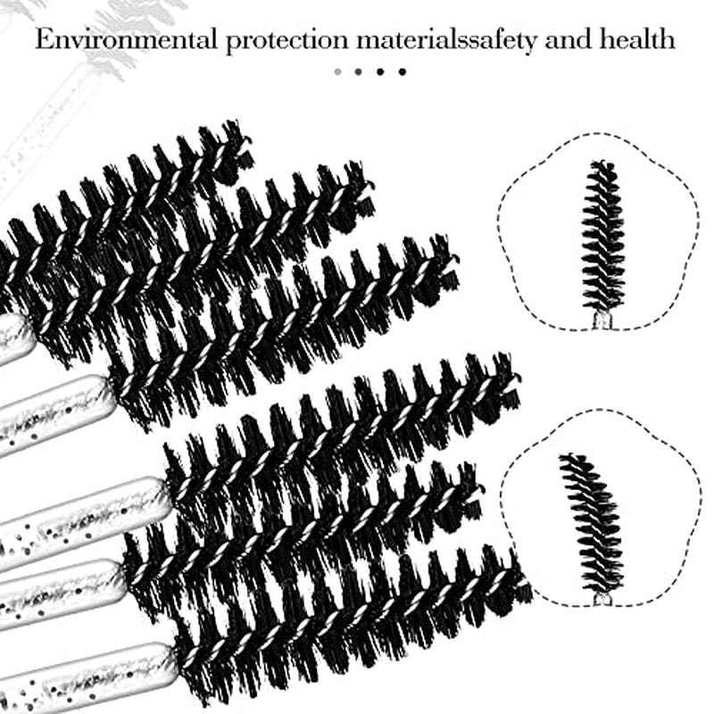 300 Pcs Disposable Mascara Wands & Eyelash Brushes