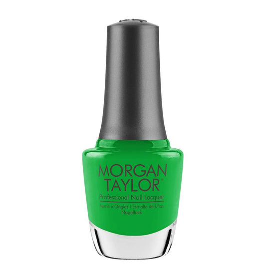 Morgan Taylor Nail Lacquer (Go For The Glow) Lime Green Nail Polish, Finger Nail Polish, Long Lasting Nail Polish, Green Nail Lacquer, Finger Nail Polishes, 5 ounce