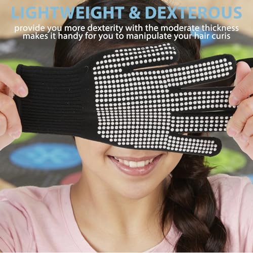 Heat Resistant Gloves with Silicone Grip - 2 Pack