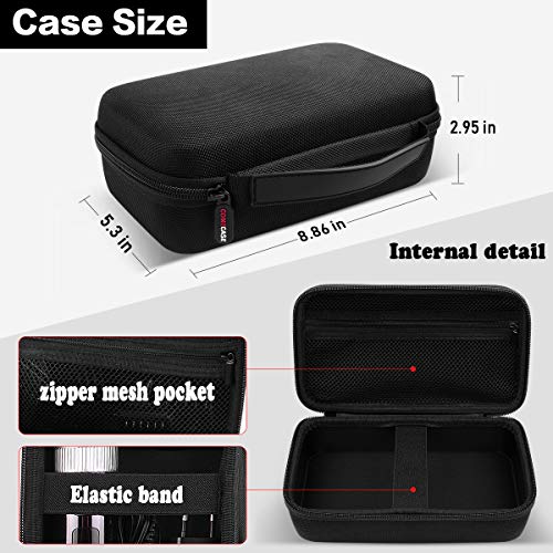 Comecase Case for Hatteker/for oneisall/for Ufree/for Novah Hair Clipper, Beard Trimmer Organizer Storage for Men Hair Cutting Kit Precision Shaver, with Inner Net Bag for Grooming Kit (Case Only)