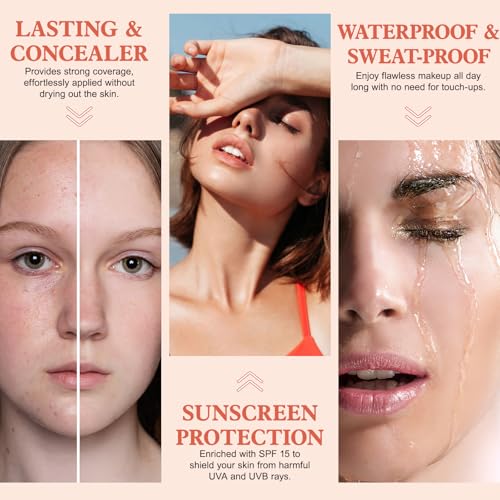 Color Changing Foundation Liquid Base SPF 15 - 2 Pack