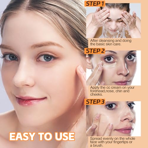 Camo CC Cream Foundation - Full Coverage, Waterproof Matte (2-Pack)
