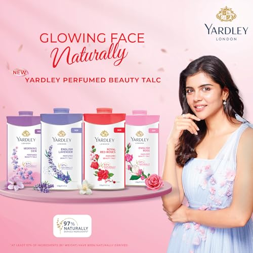 Yardley Red Rose Perfumed Talc 250 g