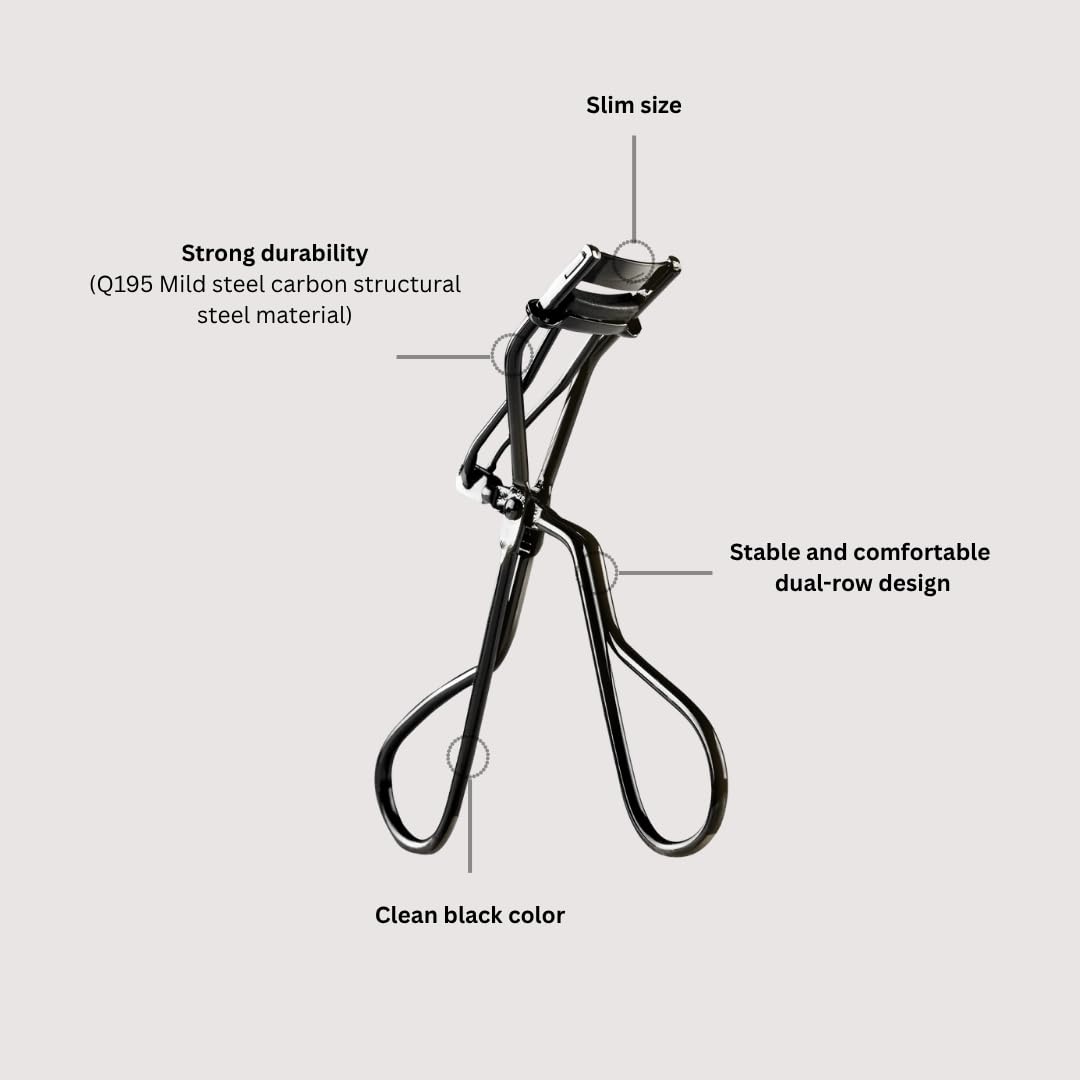 Soo Ador okhee SO-OK Precision Lash Half Curler – Inner & Outer Corner Eyelash Curler for Detailed, No-Pinch Curling