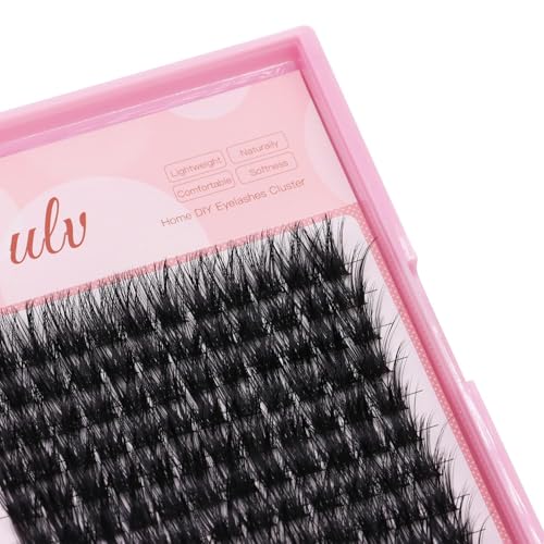 Sulv 144PC D Curl Wispy Lash Clusters - Reusable Eyelash Extensions