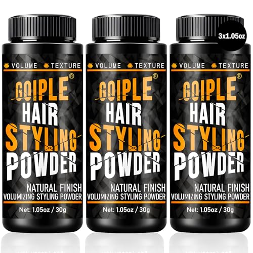 Goiple Hair Styling Powder for Men 3-Pack 1.05oz