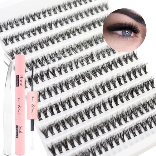 40D D Curl Lash Clusters Kit 9-13mm Short Wispy Eyelashes 200pcs