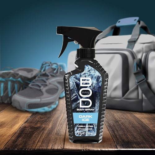 BOD man Dark Ice Fragrance Body Spray 8 fl oz 2-pack