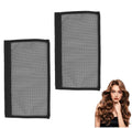 No Heat Hair Curling Nets for Loose Waves & Ringlets - 13 Inch Black, 2 Pack