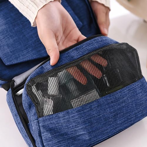 Hanging Toiletry Bag for Travel - Compact Waterproof Organizer