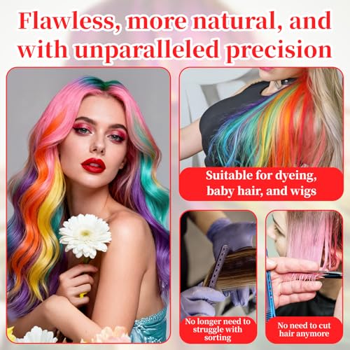 Balayage Board 2-Pack with Teeth & Hair Dye Comb Brush