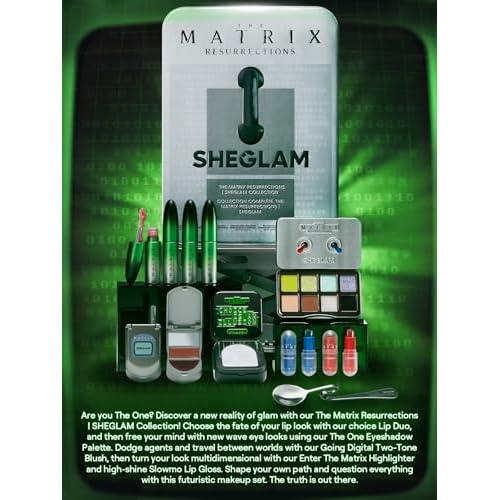 SHEGLAM The Matrix Going Digital Two-Tone Blush Lightweight Buildable Soft Blush for Cheek