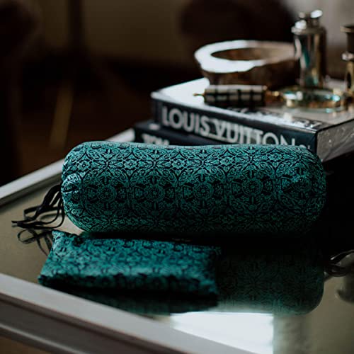 Hugger Mugger Silk Eye Pillow with Bead Filling - Teal