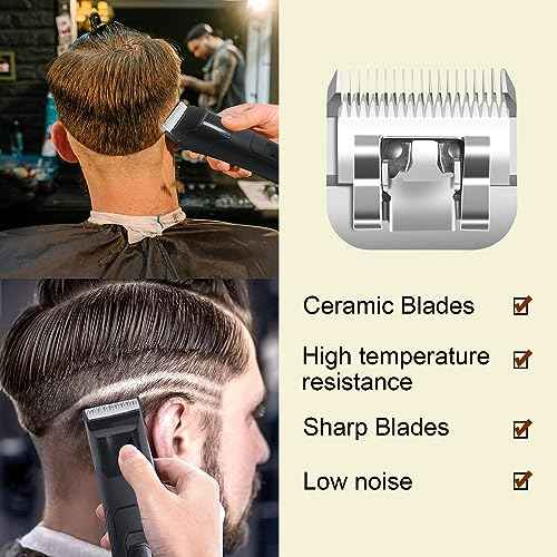 0A Professional Detachable Replacement Ceramic Blades. Compatible with Oster Classic 76/Power Pro/Power-Teq/Star-Teq Clipper. Compatible with Ainds Clippers. Size: 0A, 3/64" Cut Length.