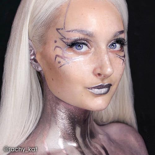 Mehron Metallic Powder Lavender with Mixing Liquid