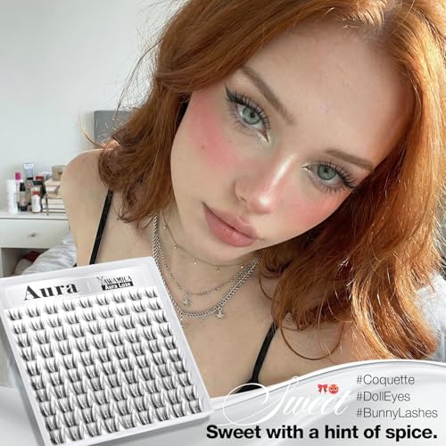 Yawamica Anime-Inspired Spiky Bunny Lash Clusters 8-12mm