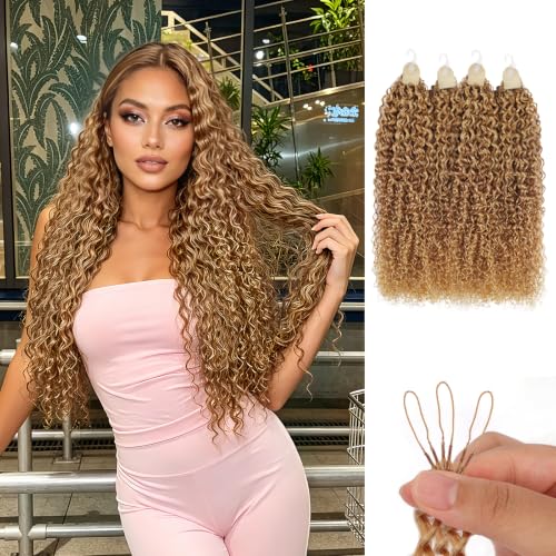 Water Wave Crochet Hair 16 Inch 120g Human Hair Extensions