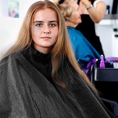 SATINIOR 6pc Professional Barber Capes with Neck Duster & Comb