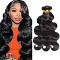 32 Inch Body Wave Human Hair Bundles - #1B Brazilian Virgin Hair