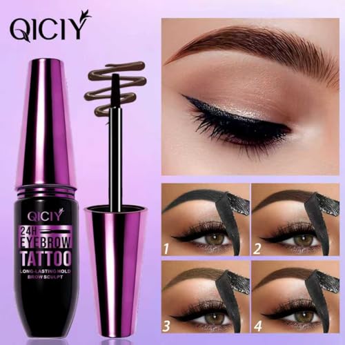 Peel Off Eyebrow Tint Gel - Waterproof 24Hr Brown (2pc)