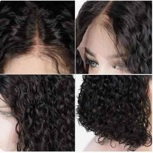 LICHANG Wear And Go Body Wave Bob Wig Human Hair 13x4 HD Lace Frontal Wigs for Black Women Glueless Short Bob Human Hair Wigs for Black Women Pre Plucked 180% Density (12 Inch, Natural Color)