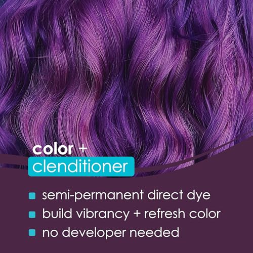 Keracolor Color + Clenditioner 3-in-1 Semi-Permanent Hair Dye, 12 Fl Oz