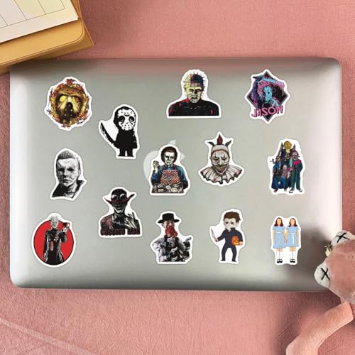 150 Unique Horror Stickers Pack - Waterproof Vinyl Decals for Gifts