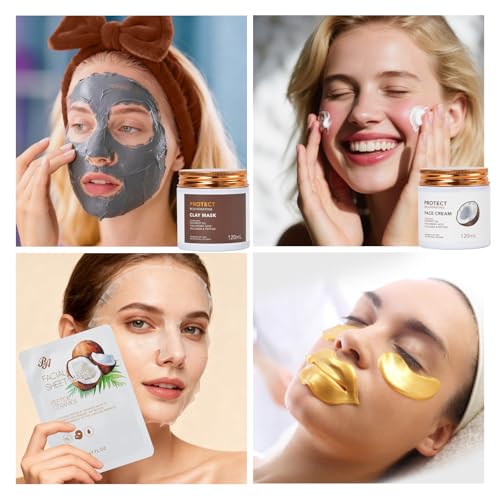 32 Piece Coconut Skincare Spa Gift Set for Women