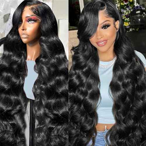 250 Density 13x6 Body Wave Lace Front Wigs Human Hair Pre Plucked Glueless Wigs Human Hair Brazilian Virgin 13x6 HD Lace Frontal Human Hair Wigs For Women
