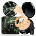 Air Cushion CC Cream Mushroom Head Foundation - Moisturizing BB Creams Foundation, Long-Lasting Waterproof Matte Concealer for Even Skin Tone£¬Gifts for Women (Natural, 1 PCS)