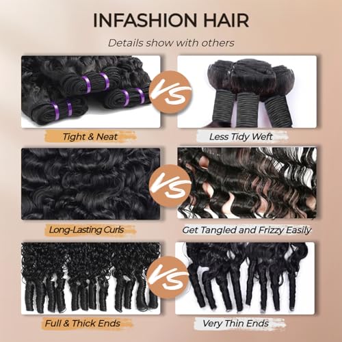 Burmese Curly Hair Bundles 14" - 100% Virgin Human Hair