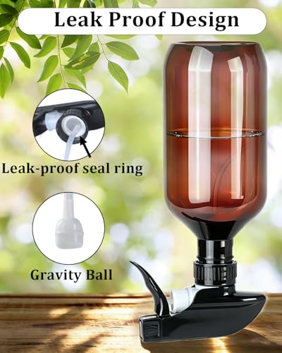 360° Spray Bottles 2-Pack, 16 oz Adjustable Nozzle, Leak-Proof