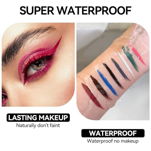 Waterproof Eyeliner Gel - Long Lasting Black Eye Liner