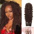 Miracle Invisible Knots Feather Crochet Hair 14" 55g Human Hair