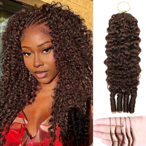 Miracle Invisible Knots Feather Crochet Hair 14" 55g Human Hair