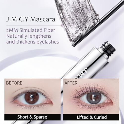 JMCY Waterproof Tubing Mascara - Black, Smudge-Proof & Lengthening