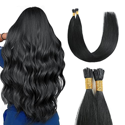 Sunya I Tip Hair Extensions 14" Jet Black 50 Strands