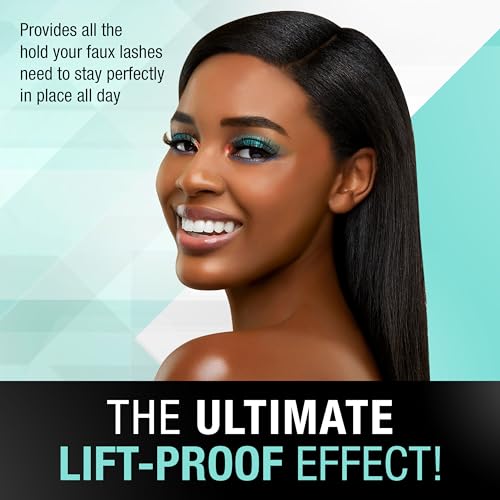 Ardell Waterproof Lash Glue Black - Fast-Drying, 24-Hour Hold for Strip Lashes
