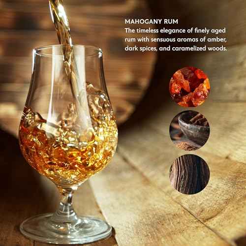 Mistral Mahogany Rum Luxury Bar Soap for Men | Men¡¯s Natural Soap Bar | Paraben, Phthalates Free | Moisturizing & Triple-Milled Natural Soap for Men - Made in France | Large, 8.8 oz