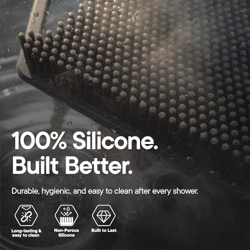 TOOLETRIES Silicone Body Scrubber 2.0 Charcoal