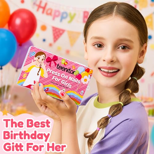 Teenitor 360 Pc Press On Nails for Kids - 15 Styles, 12 Sizes
