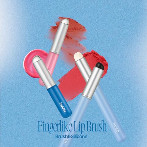 Silicone Lip Brush with Lid – Fingerlike Blending Applicator