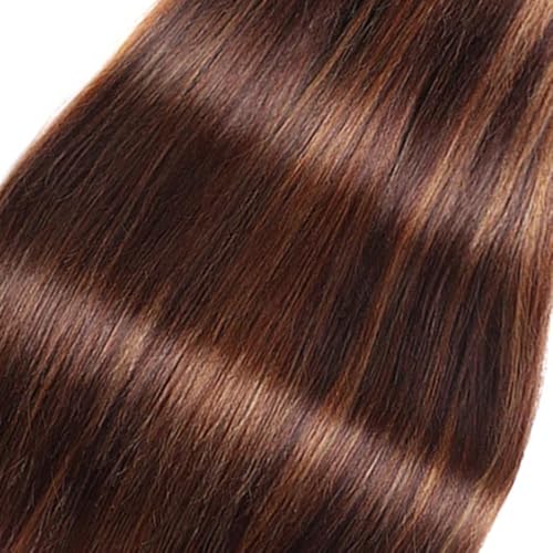 P4/30 Straight Human Hair Bundles 20-24 Inch 3-Pack