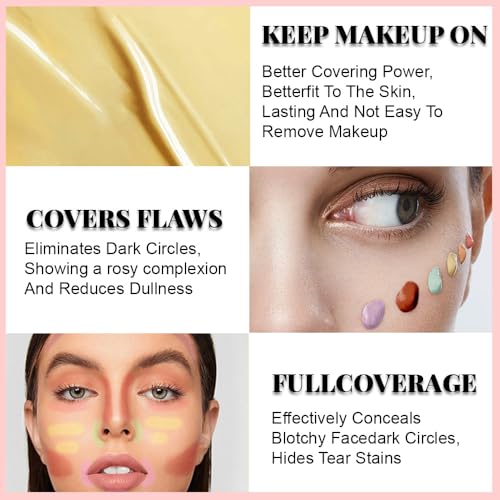 QIDSTERS 24 Hour Under Eye Concealer - Full Coverage Waterproof