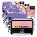 L.A. COLORS Dual Blush 3-Pack Plushed Soft Rose